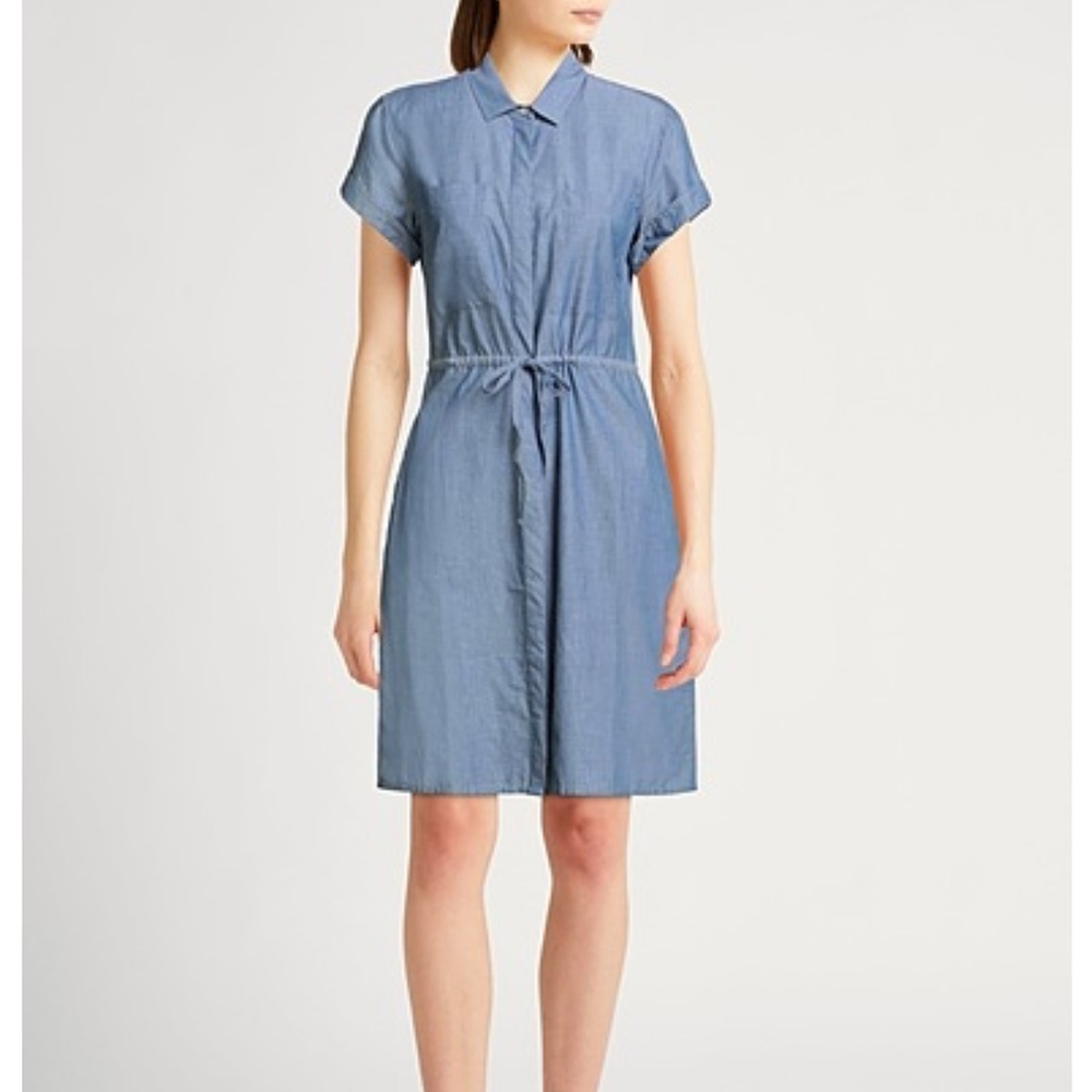 Barbour Chambray Blue Shirt Dress
